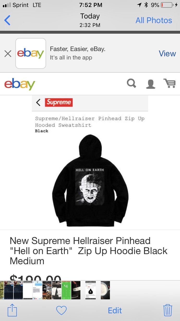 Supreme HELL ON EARTH ジップアップフーディ Supreme Supreme- Hellraiser Hell on Earth hoodie | Grailed