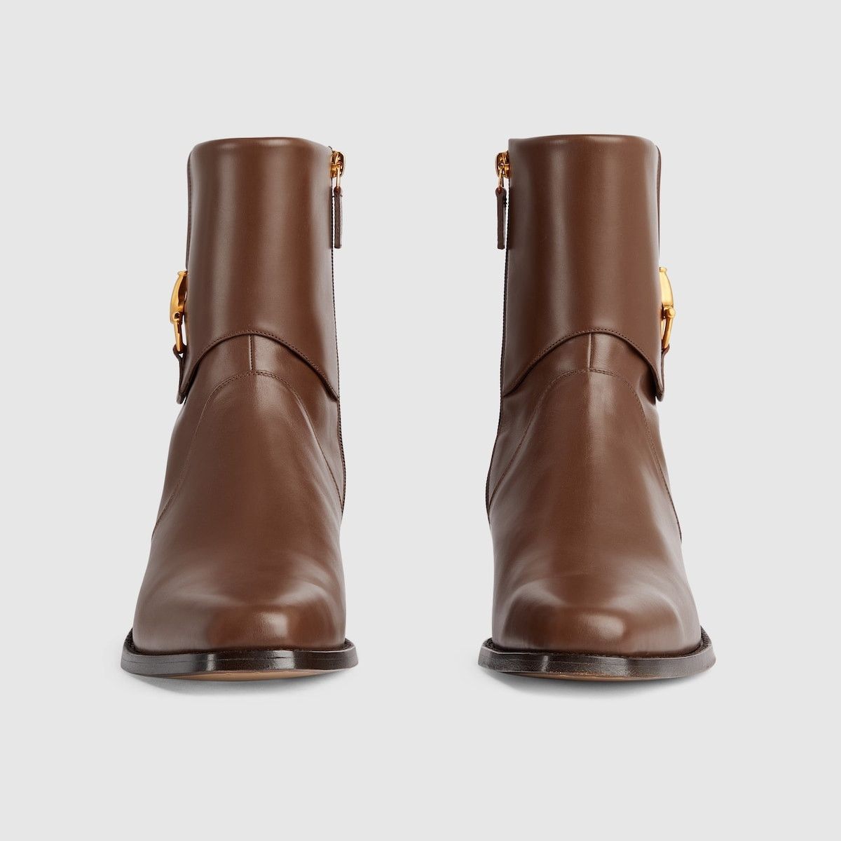 Gucci Men's Horsebit Ankle Boots in brown Size US 9 / EU 42 - 4 Thumbnail
