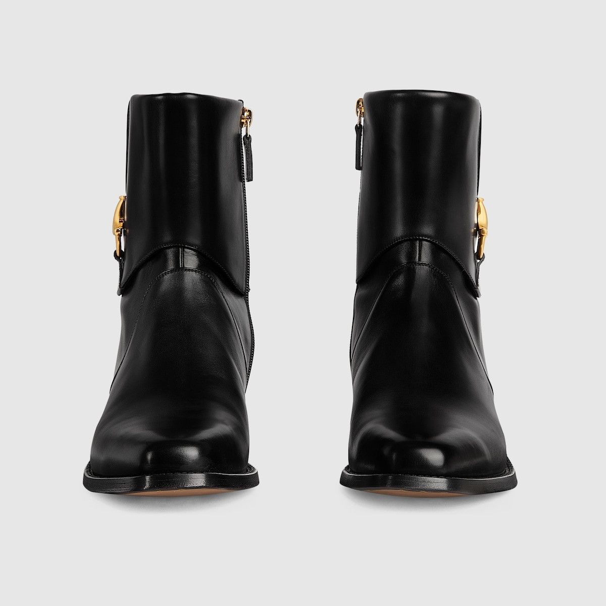 Gucci Men's Horsebit Ankle Boots in black Size US 7.5 / EU 40-41 - 4 Thumbnail