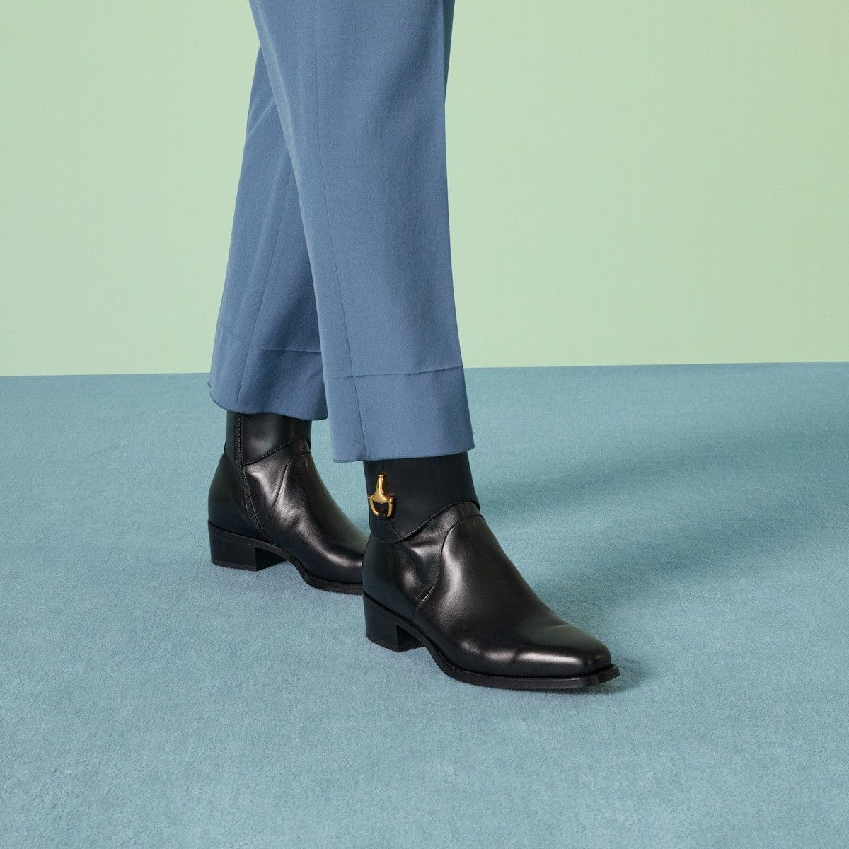 Gucci Men's Horsebit Ankle Boots in black Size US 11 / EU 44 - 3 Thumbnail