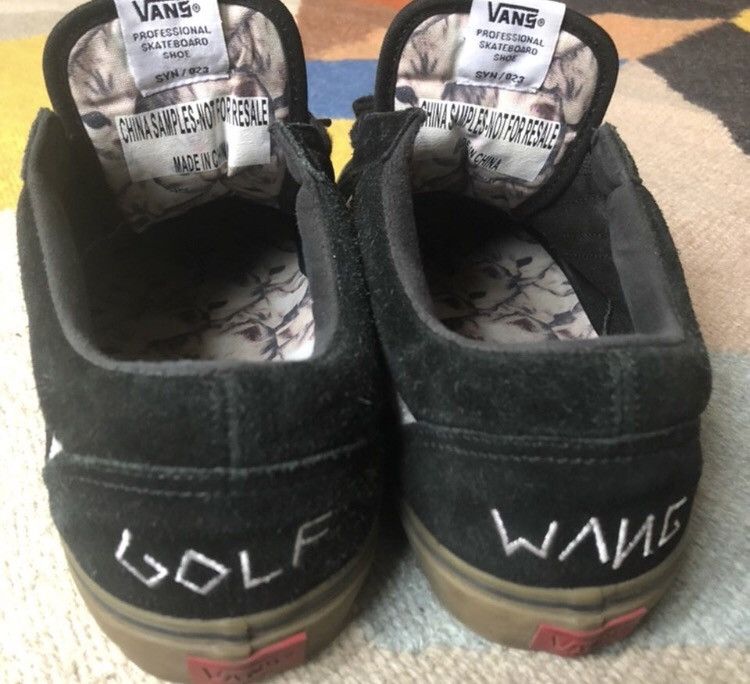 Vans Golf Wang Vans Syndicate Black Super Rare Sample Shoes | Grailed