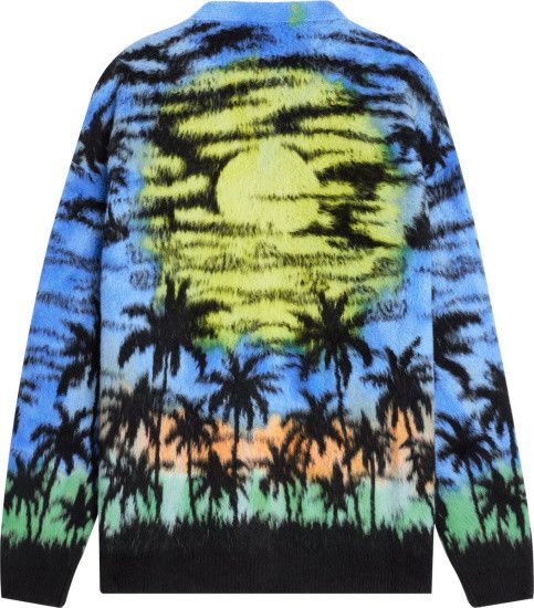 Celine Sunset Cardigan Hawaiian in Cotton Size US XXL / EU 58 / 5 - 2 Thumbnail