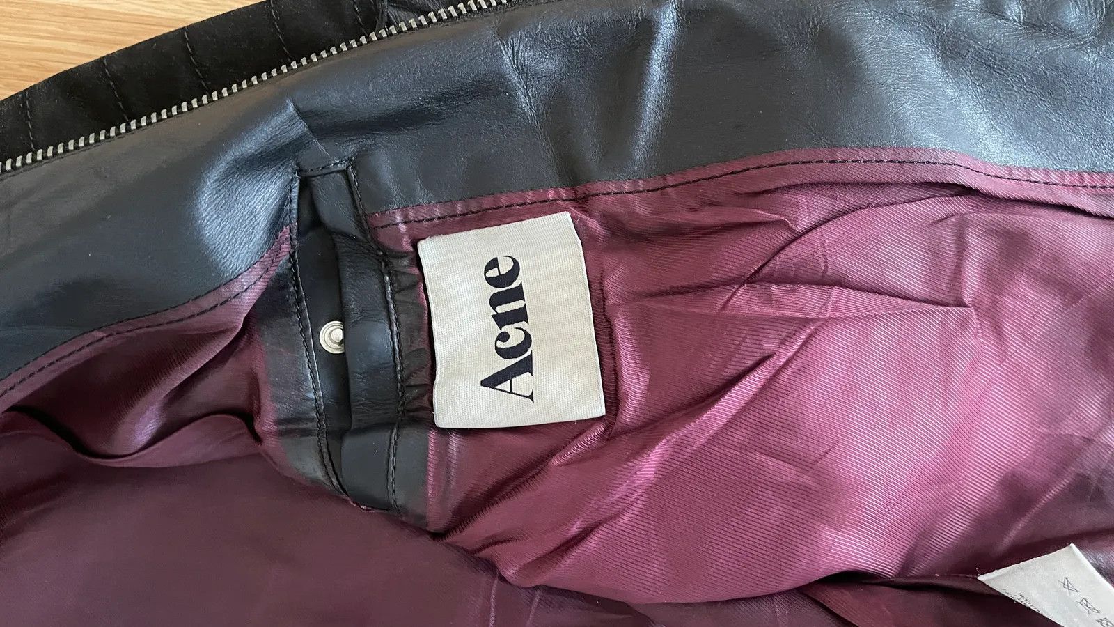 Acne Studios Acne studios Oliver Leather Jacket Size XL / US 12-14 / IT 48-50 - 2 Thumbnail