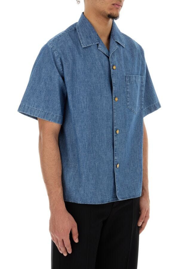 Valentino Denim Shirt Size US XL / EU 56 / 4 - 5 Thumbnail