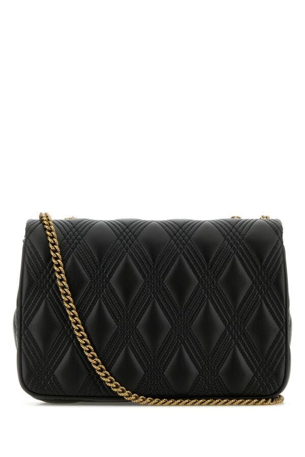 Valentino Black Nappa Leather Large Quiltie 67 Shoulder Bag Size ONE SIZE - 5 Thumbnail
