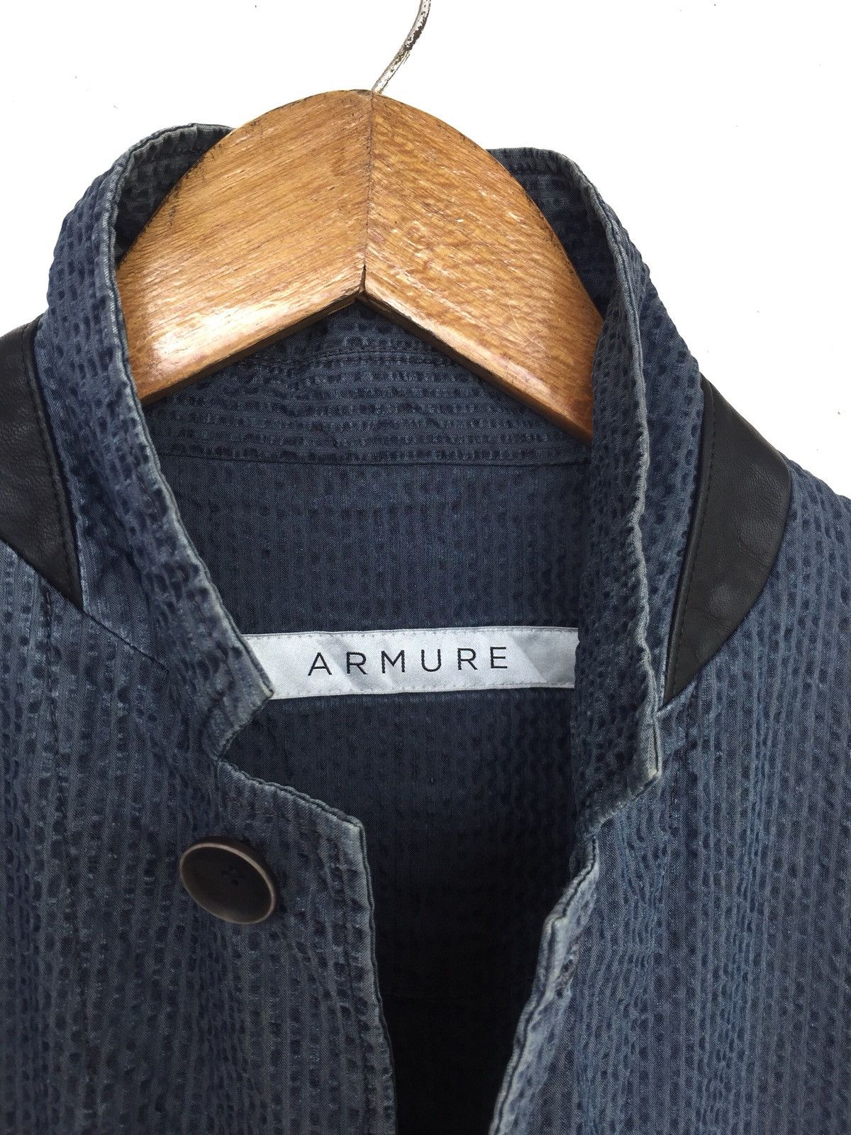 Japanese Brand Armure Japan Horse Leather Attached Button Coat Blazer Size US M / EU 48-50 / 2 - 6 Thumbnail