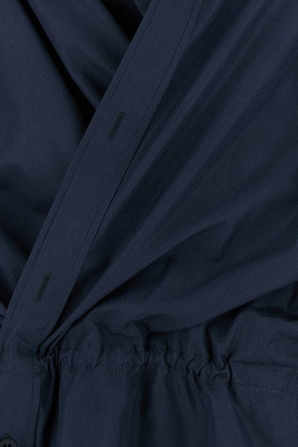 Balenciaga Navy Blue Poplin Shirt Dress Size S / US 4 / IT 40 - 5 Thumbnail