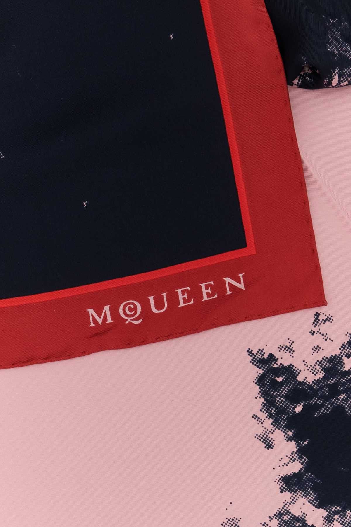 Alexander McQueen Printed Twill Foulard Size ONE SIZE - 2 Thumbnail