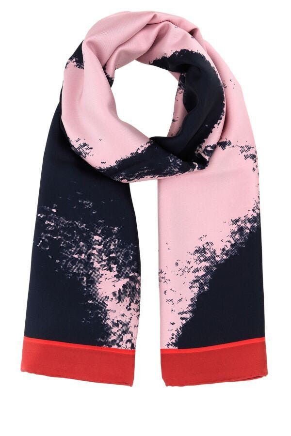 Alexander McQueen Printed Twill Foulard Size ONE SIZE - 3 Thumbnail