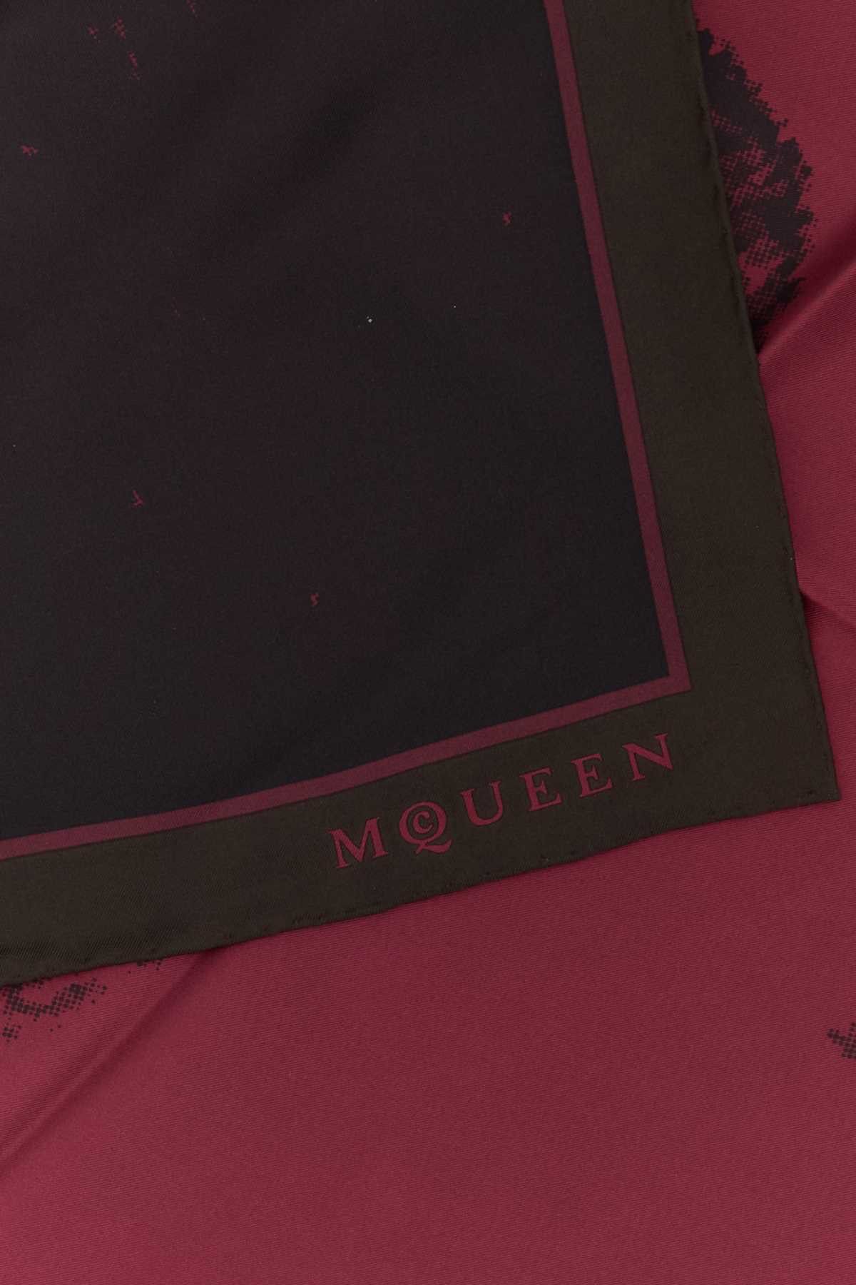 Alexander McQueen Printed Twill Foulard Size ONE SIZE - 2 Thumbnail