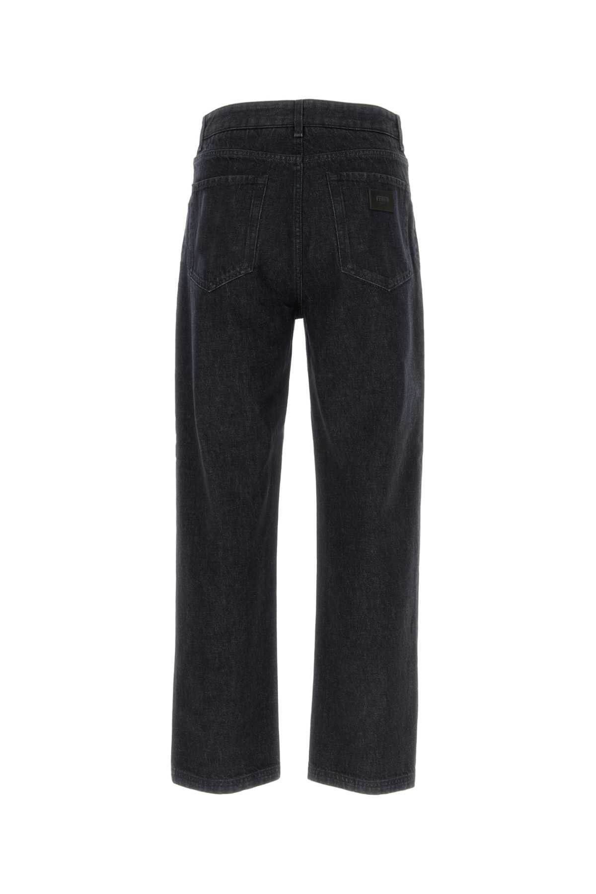 Fendi Black Denim Jeans Size US 32 / EU 48 - 2 Thumbnail