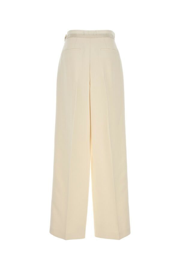 Fendi Ivory Wool Blend Pant Size 27" / US 4 / IT 40 - 4 Thumbnail