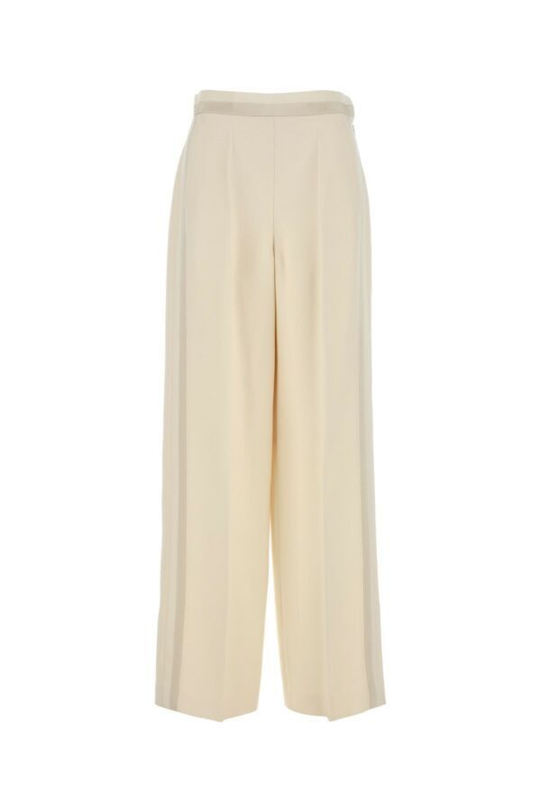 Fendi Ivory Wool Blend Pant Size 27" / US 4 / IT 40 - 3 Thumbnail