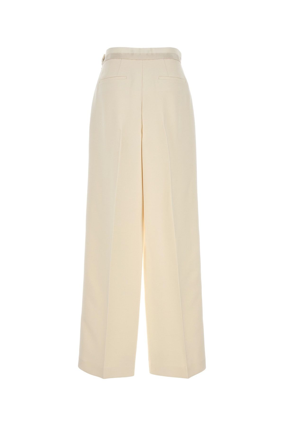 Fendi Ivory Wool Blend Pant Size 27" / US 4 / IT 40 - 2 Thumbnail