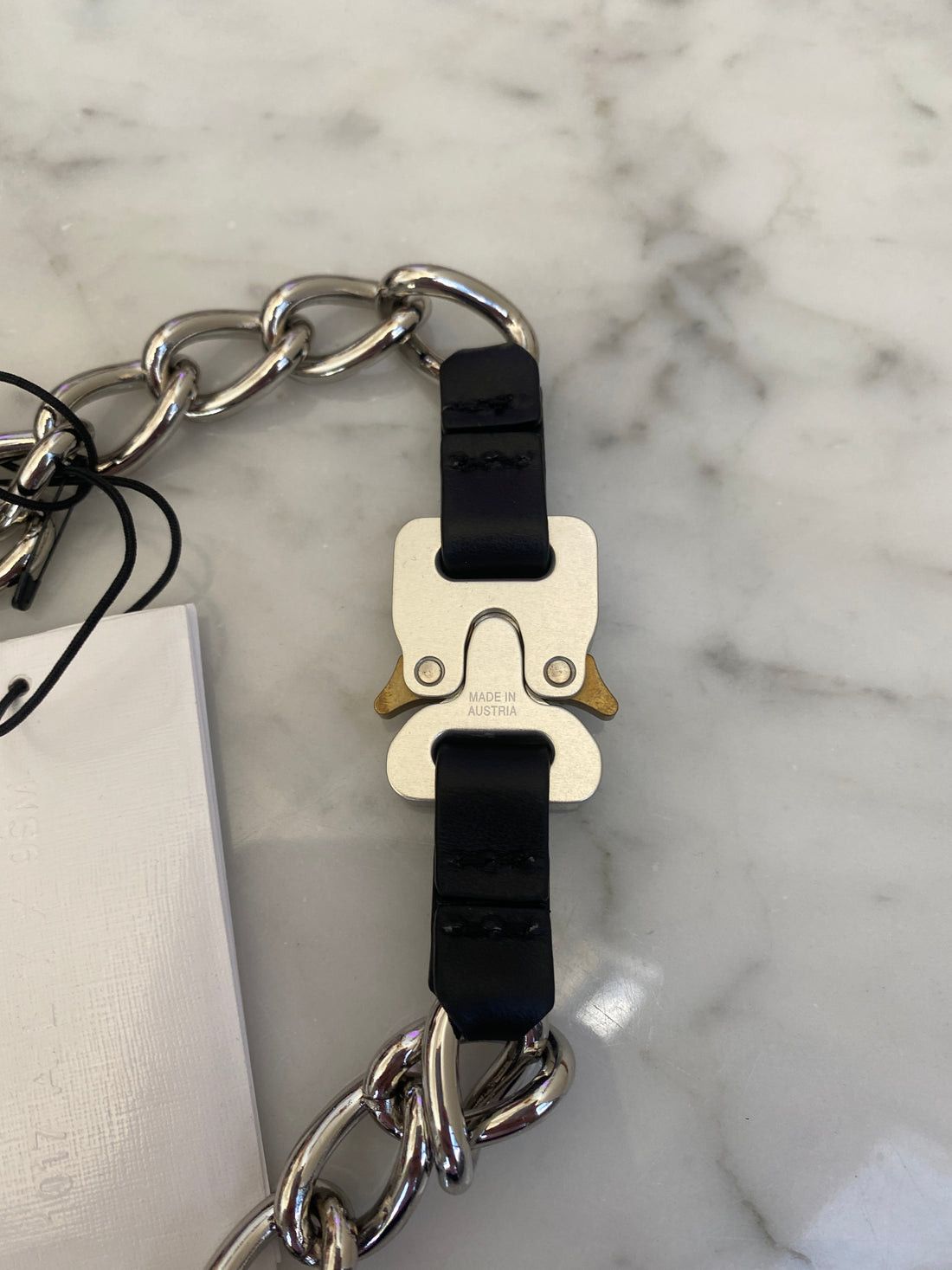 1017 ALYX 9SM × Alyx Alyx Silver Roller Coaster Buckle Chain Necklace Bracelet Size ONE SIZE - 6 Thumbnail
