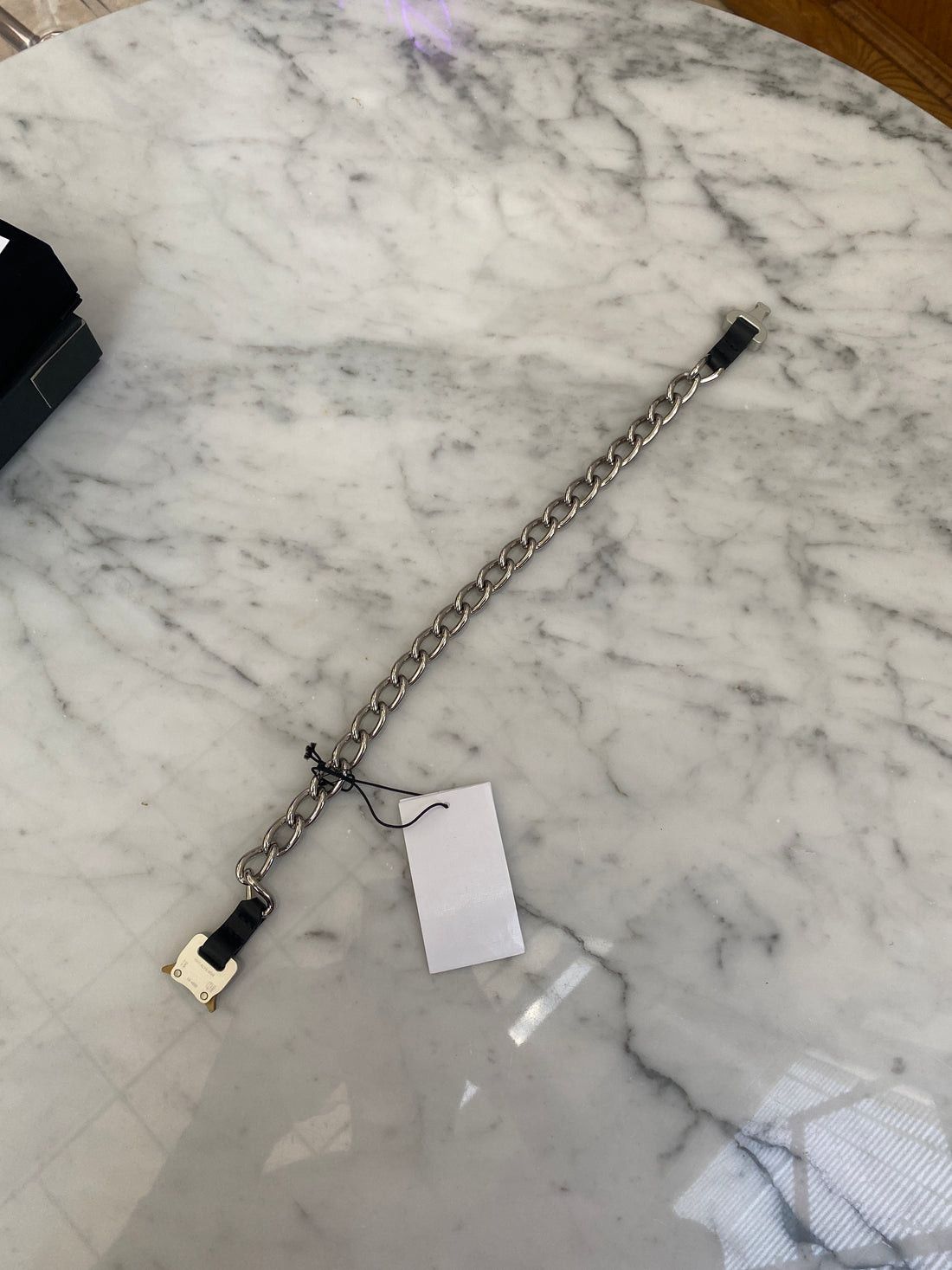 1017 ALYX 9SM × Alyx Alyx Silver Roller Coaster Buckle Chain Necklace Bracelet Size ONE SIZE - 7 Thumbnail