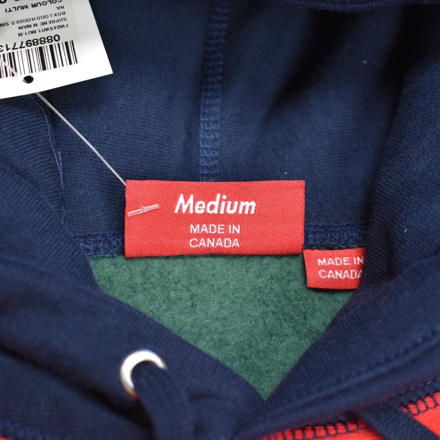 Supreme Supreme FW24 Color Block Red Box Logo Hoodie Sweatshirt Size US M / EU 48-50 / 2 - 5 Thumbnail