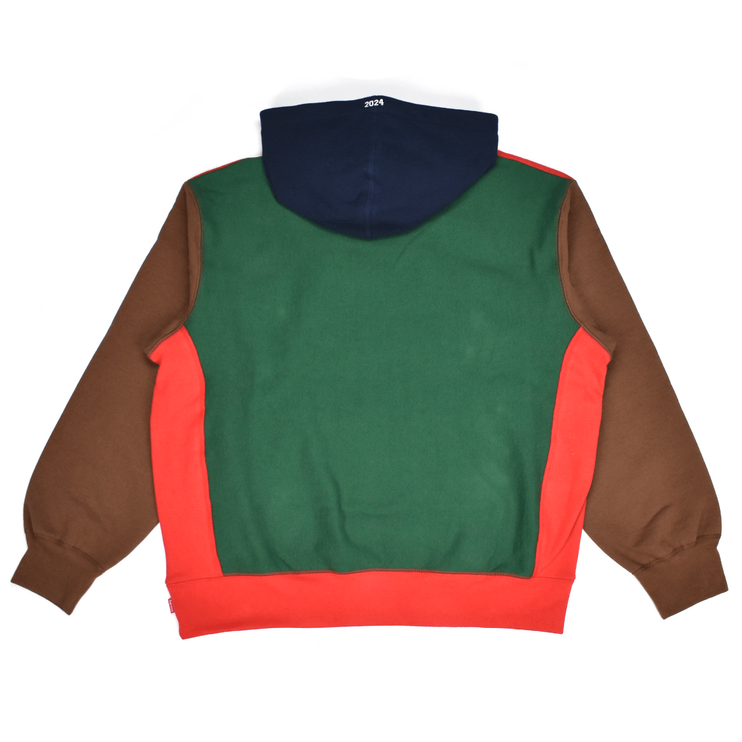 Supreme Supreme FW24 Color Block Red Box Logo Hoodie Sweatshirt Size US M / EU 48-50 / 2 - 2 Thumbnail