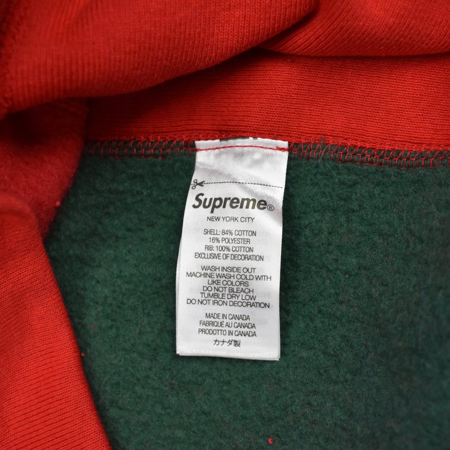 Supreme Supreme FW24 Color Block Red Box Logo Hoodie Sweatshirt Size US M / EU 48-50 / 2 - 6 Thumbnail
