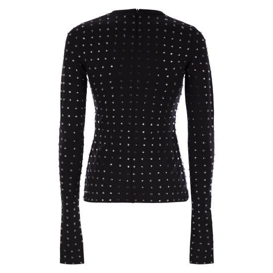 Sportmax SPORTMAX Women Polo Shirts 2512941031600 BLACK Size M / US 6-8 / IT 42-44 - 2 Thumbnail