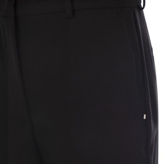 Sportmax SPORTMAX Women Straight Pants 2512131051600 BLACK Size 26" / US 2 / IT 38 - 4 Thumbnail
