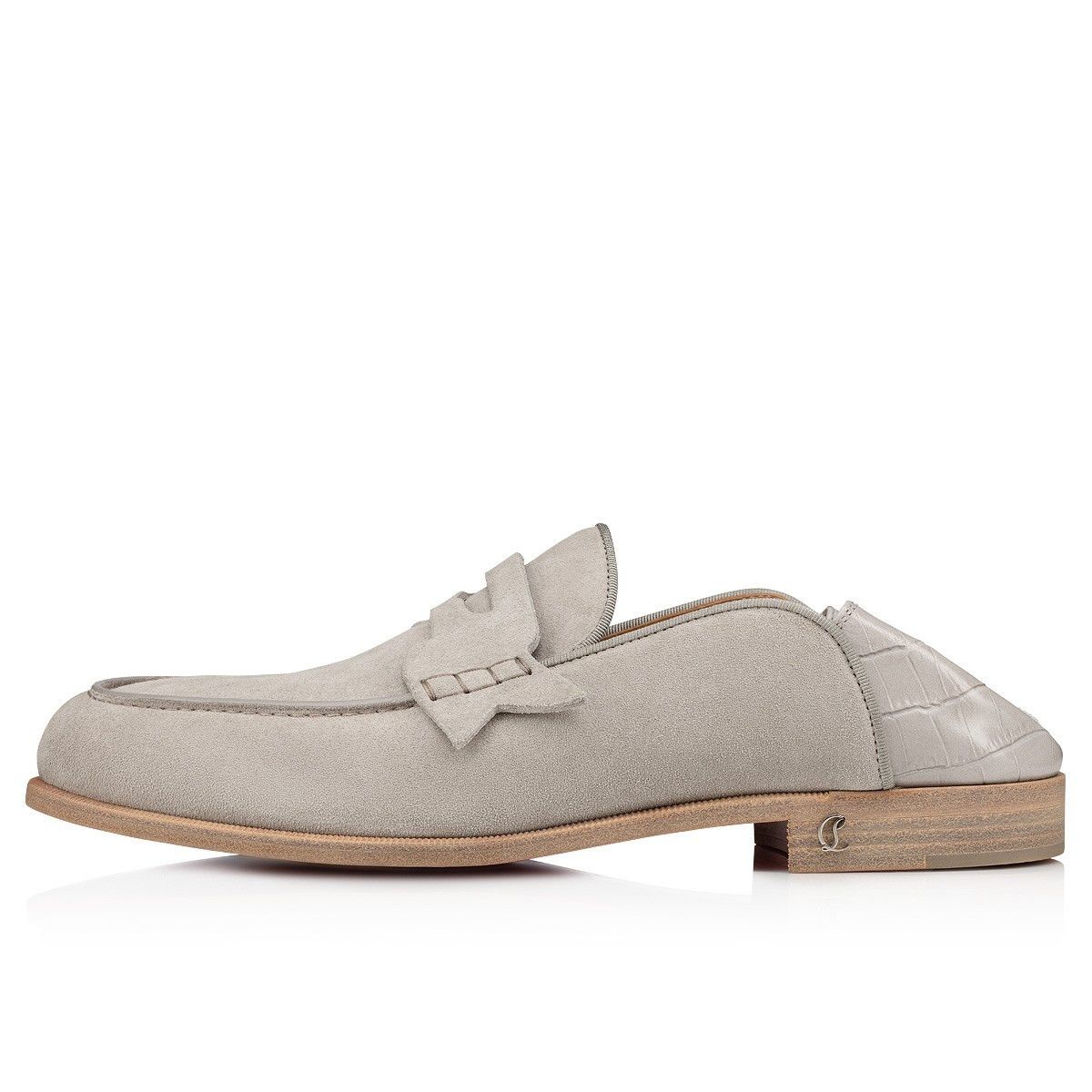 Christian Louboutin Penny No Back Gray Size US 7 / EU 40 - 5 Thumbnail