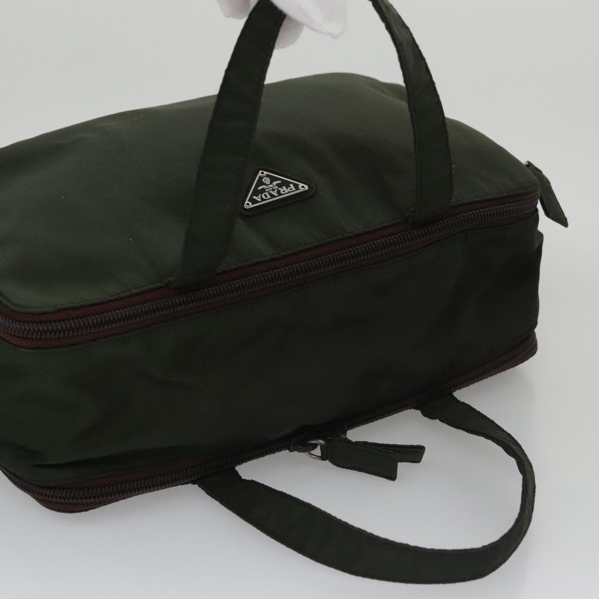 Prada Green Synthetic Handbag (Pre-Owned) Size ONE SIZE - 6 Thumbnail
