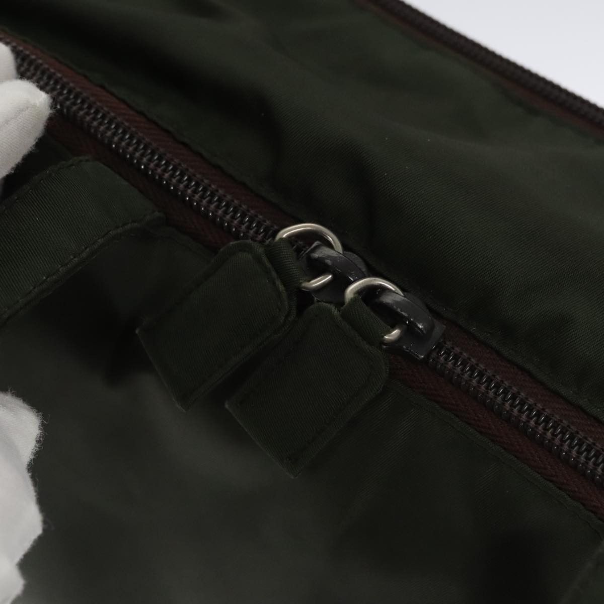 Prada Green Synthetic Handbag (Pre-Owned) Size ONE SIZE - 15 Thumbnail