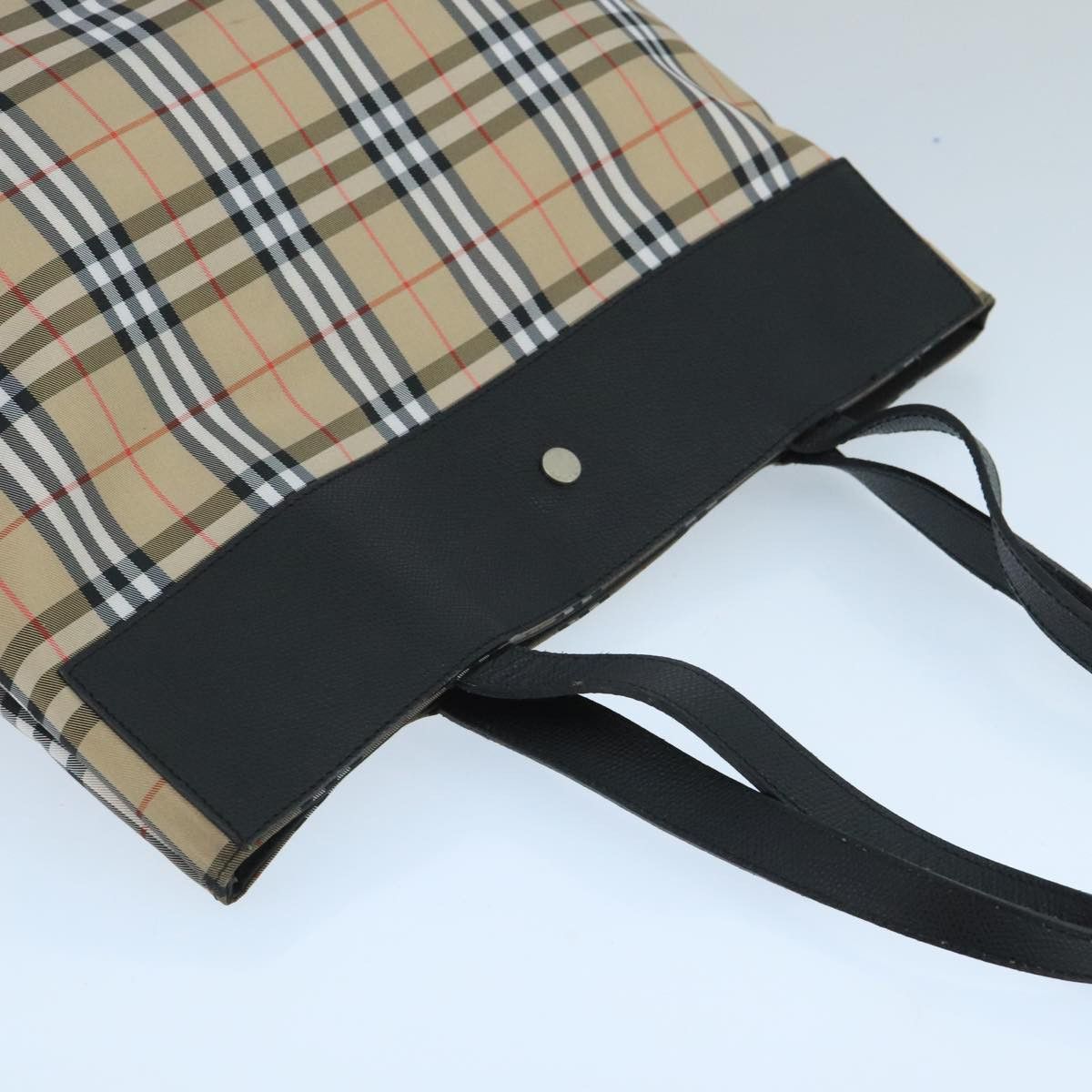 Burberry Nova Check Beige Synthetic Shoulder Bag (Pre-Owned) Size ONE SIZE - 13 Thumbnail