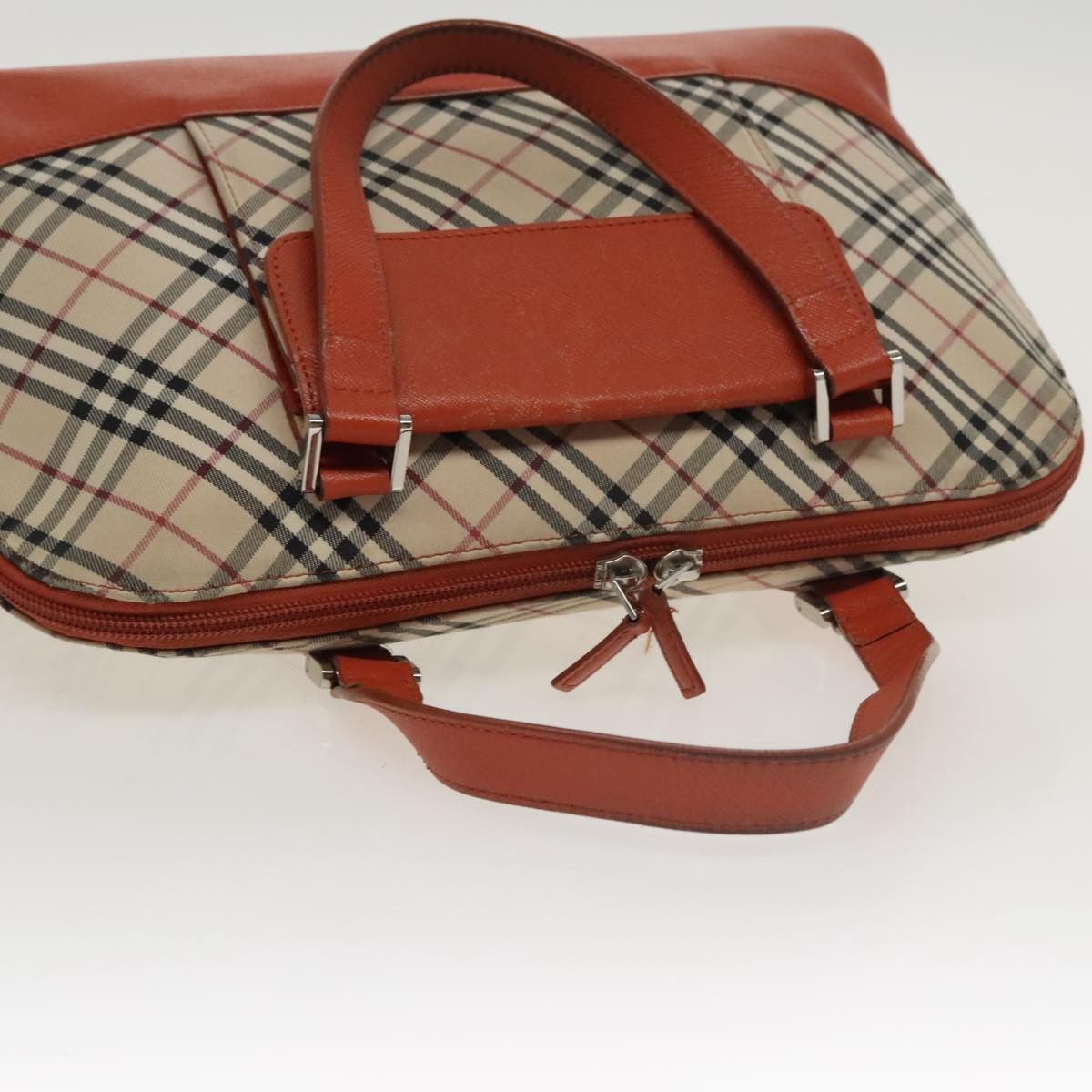Burberry Nova Check Beige Canvas Handbag (Pre-Owned) Size ONE SIZE - 14 Thumbnail