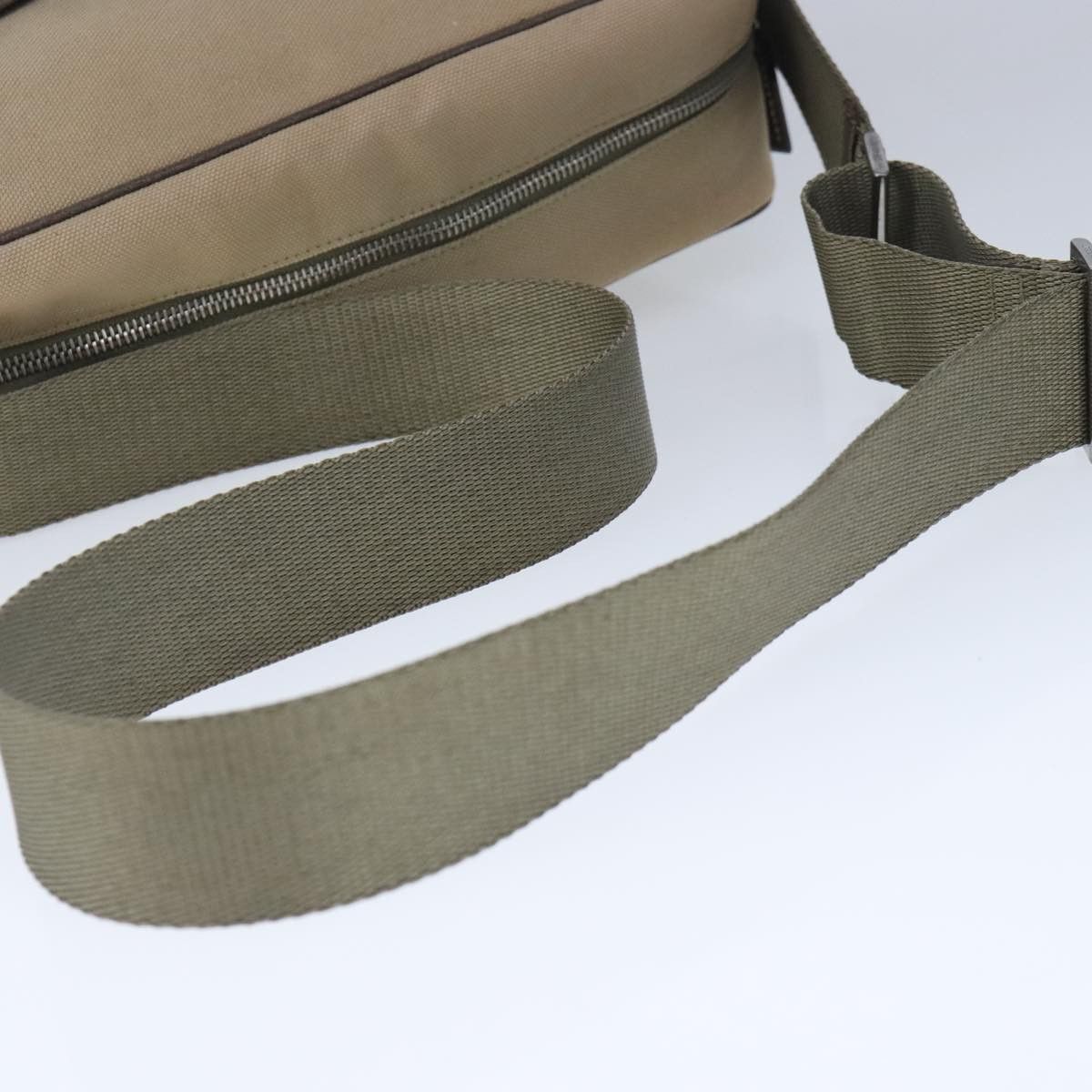 Prada Beige Canvas Shoulder Bag (Pre-Owned) Size ONE SIZE - 6 Thumbnail