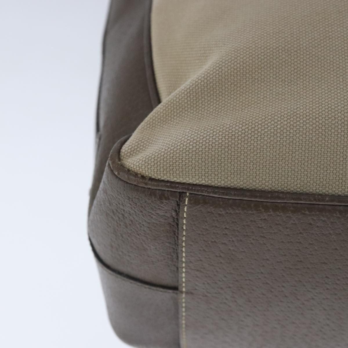 Prada Beige Canvas Shoulder Bag (Pre-Owned) Size ONE SIZE - 11 Thumbnail