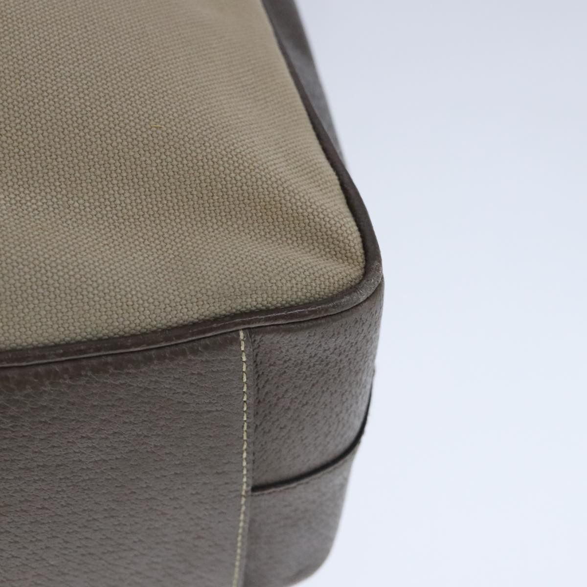 Prada Beige Canvas Shoulder Bag (Pre-Owned) Size ONE SIZE - 12 Thumbnail