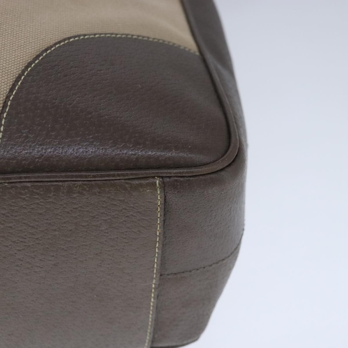Prada Beige Canvas Shoulder Bag (Pre-Owned) Size ONE SIZE - 10 Thumbnail