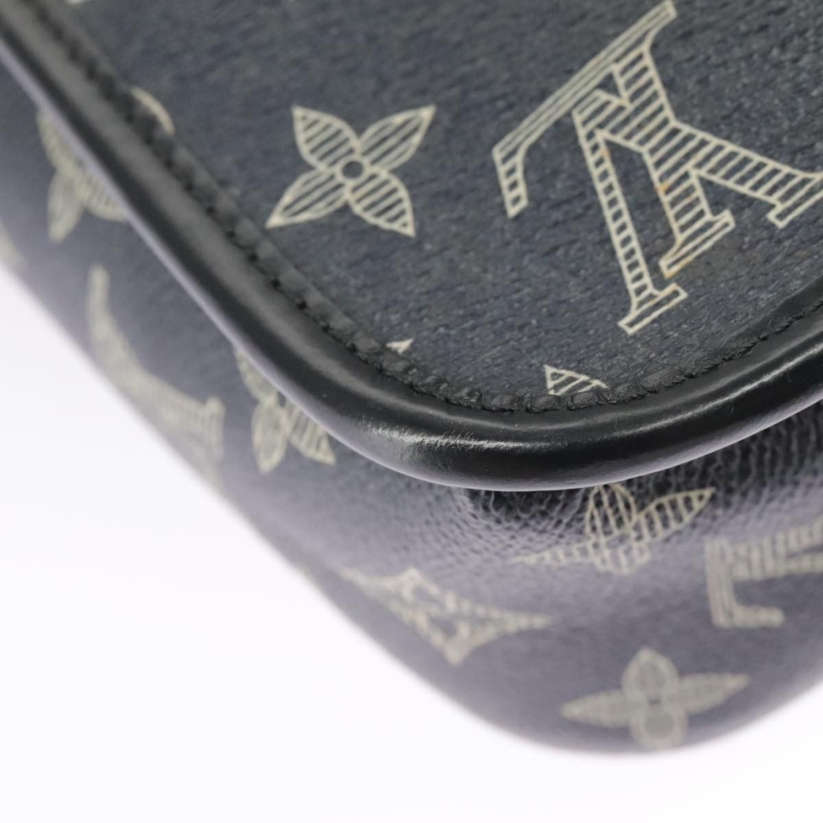Louis Vuitton Messenger Navy Canvas Shoulder Bag (Pre-Owned) Size ONE SIZE - 12 Thumbnail