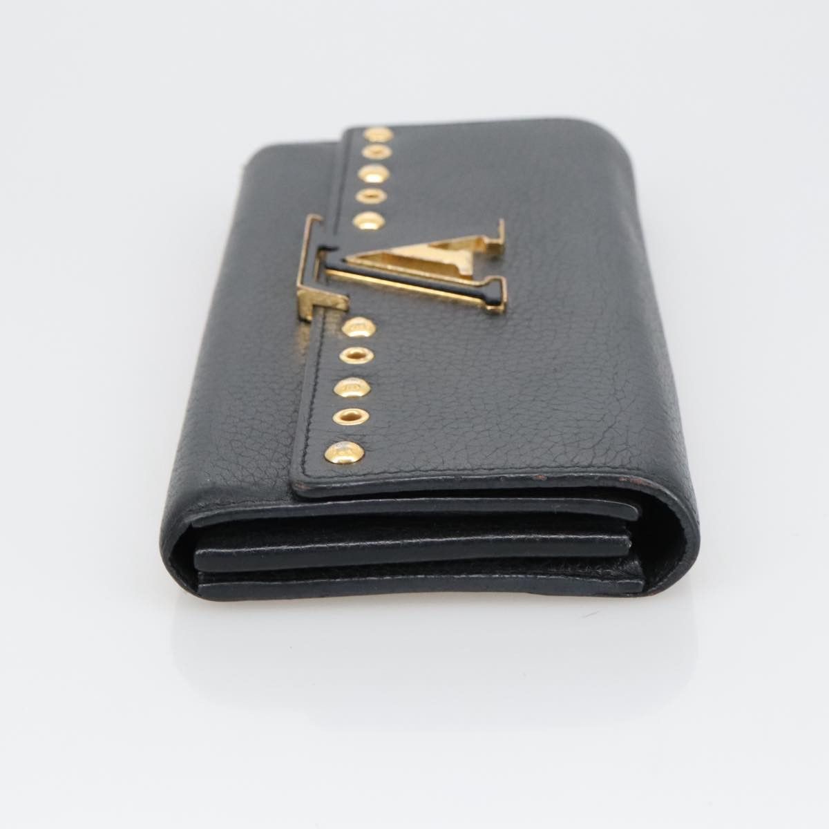 Louis Vuitton Capucines Black Leather Wallet (Pre-Owned) Size ONE SIZE - 4 Thumbnail