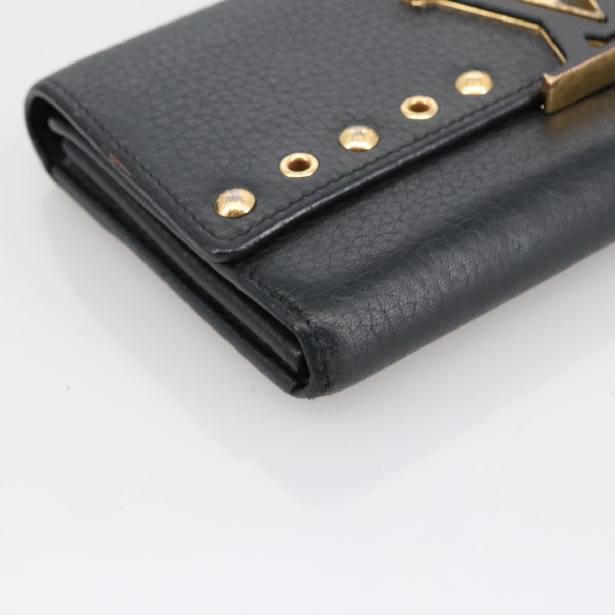 Louis Vuitton Capucines Black Leather Wallet (Pre-Owned) Size ONE SIZE - 6 Thumbnail