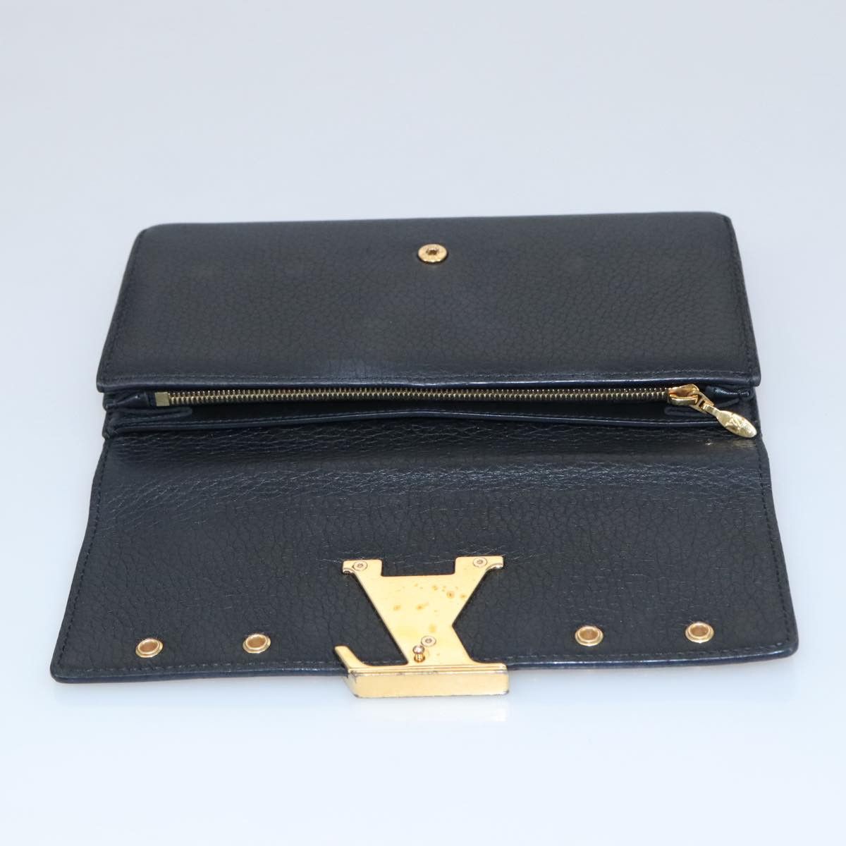 Louis Vuitton Capucines Black Leather Wallet (Pre-Owned) Size ONE SIZE - 10 Thumbnail