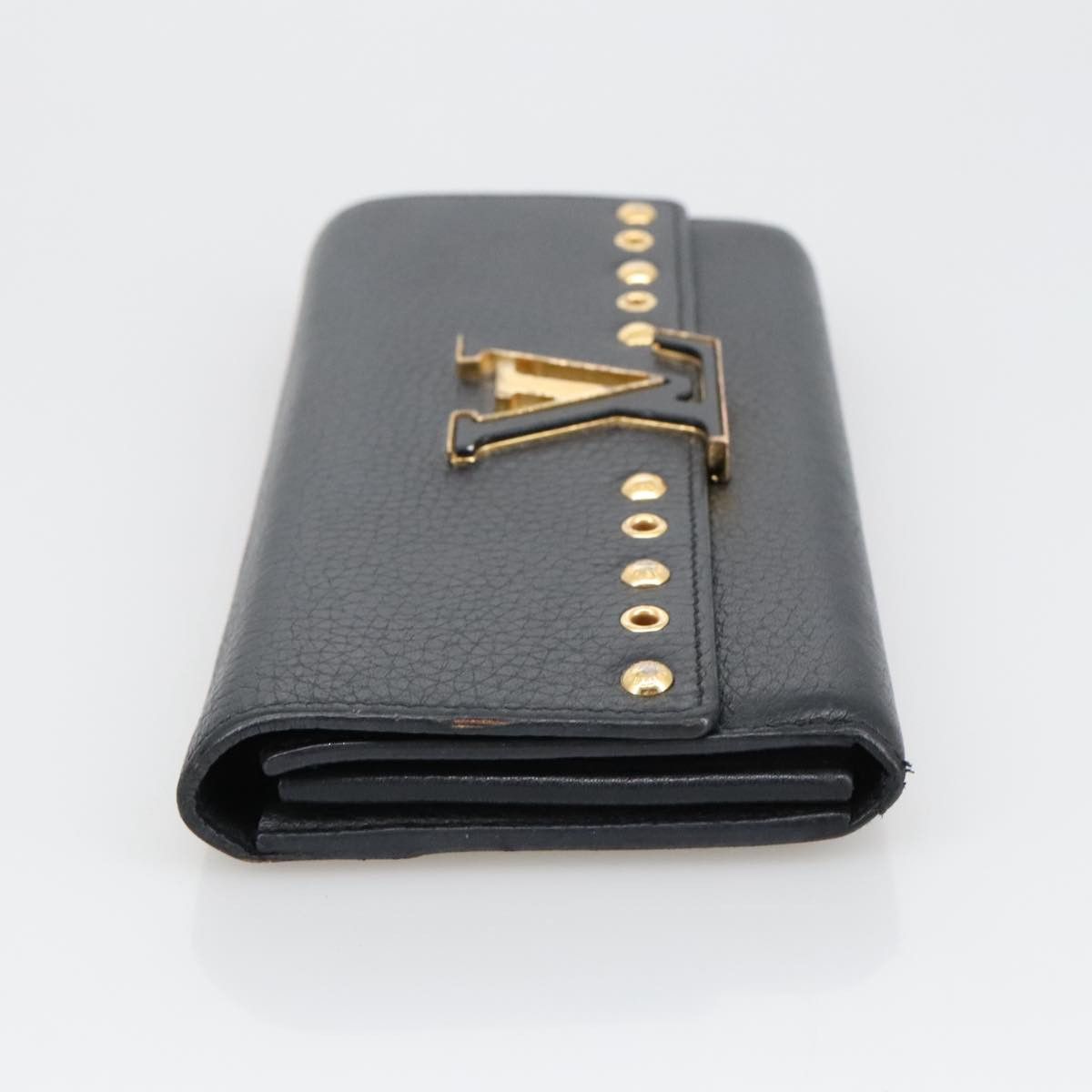 Louis Vuitton Capucines Black Leather Wallet (Pre-Owned) Size ONE SIZE - 3 Thumbnail