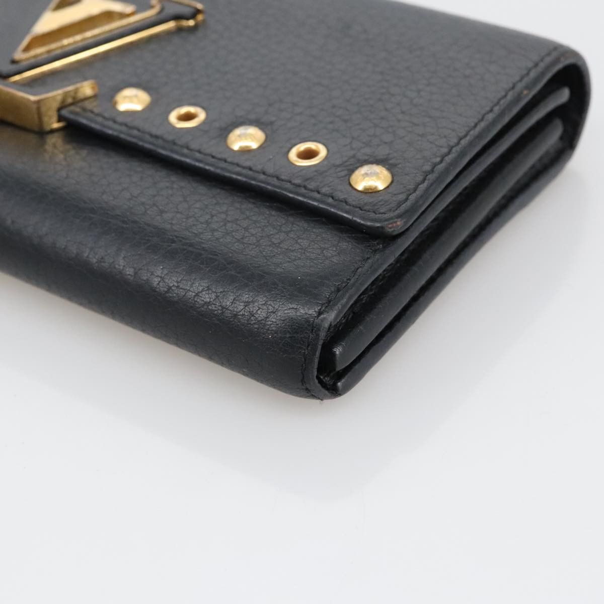 Louis Vuitton Capucines Black Leather Wallet (Pre-Owned) Size ONE SIZE - 7 Thumbnail