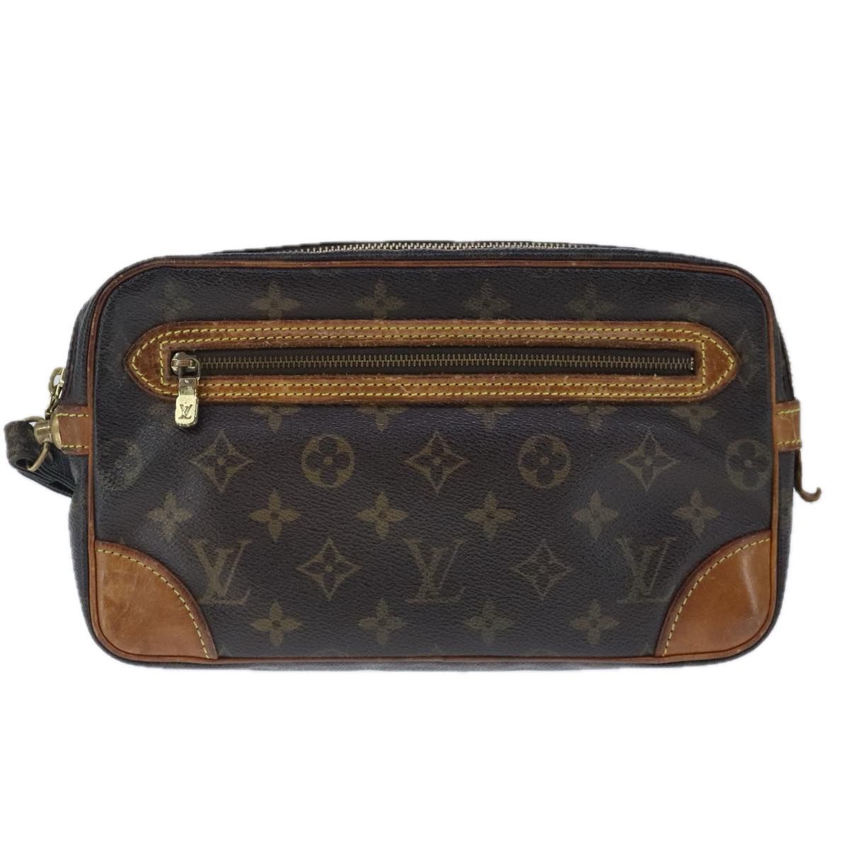 Louis Vuitton Marly Dragonne Brown Canvas Clutch Bag (Pre-Owned) Size ONE SIZE - 20 Thumbnail