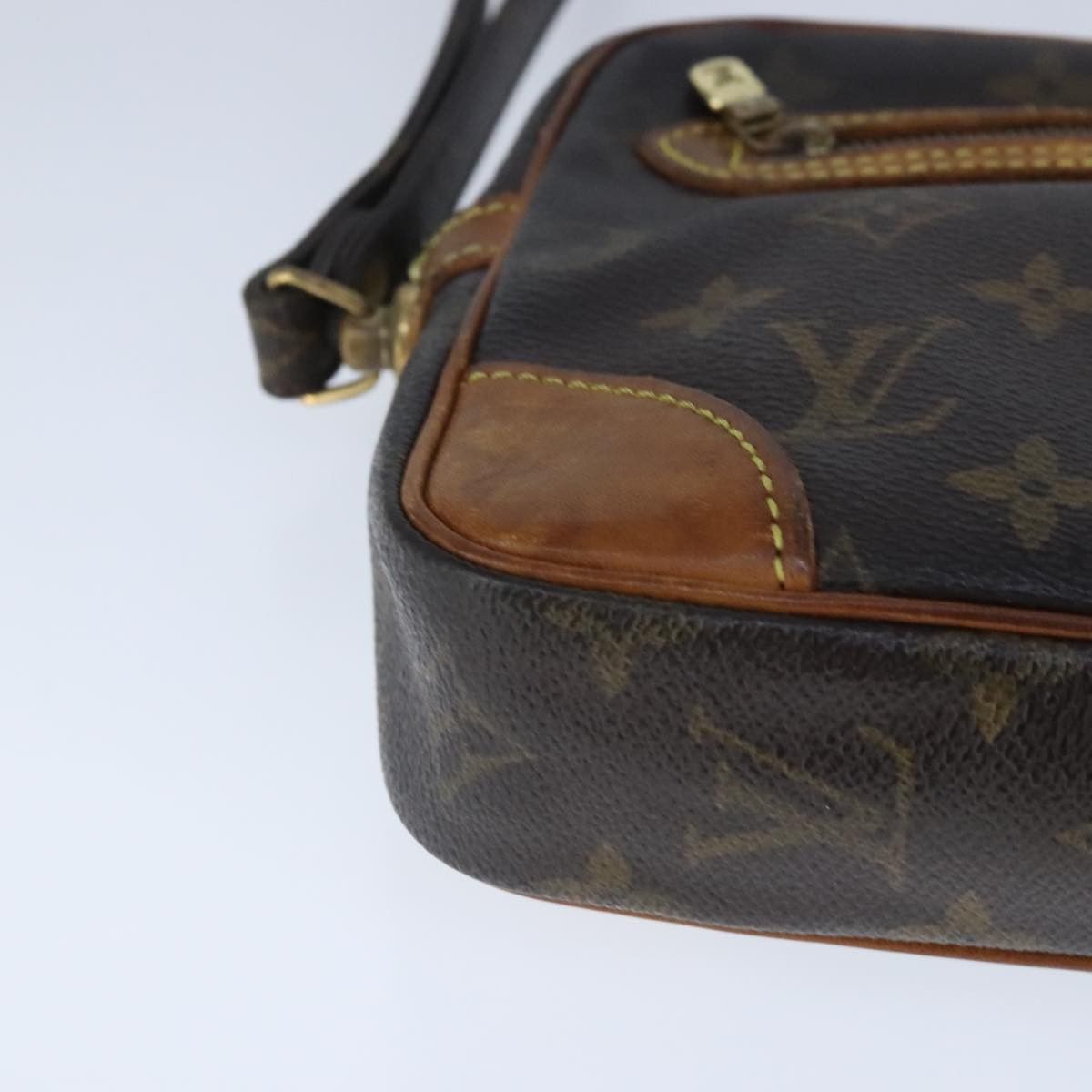 Louis Vuitton Marly Dragonne Brown Canvas Clutch Bag (Pre-Owned) Size ONE SIZE - 7 Thumbnail