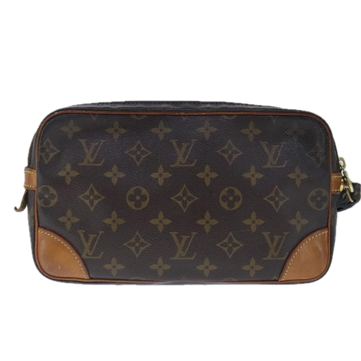 Louis Vuitton Marly Dragonne Brown Canvas Clutch Bag (Pre-Owned) Size ONE SIZE - 2 Thumbnail