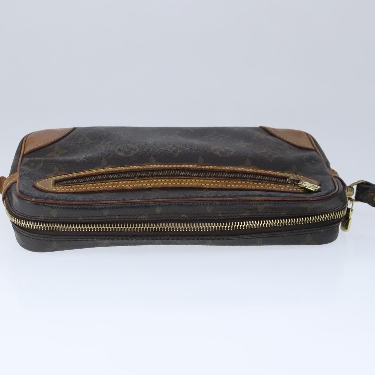 Louis Vuitton Marly Dragonne Brown Canvas Clutch Bag (Pre-Owned) Size ONE SIZE - 5 Thumbnail