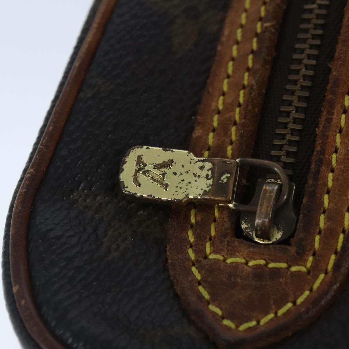 Louis Vuitton Marly Dragonne Brown Canvas Clutch Bag (Pre-Owned) Size ONE SIZE - 12 Thumbnail