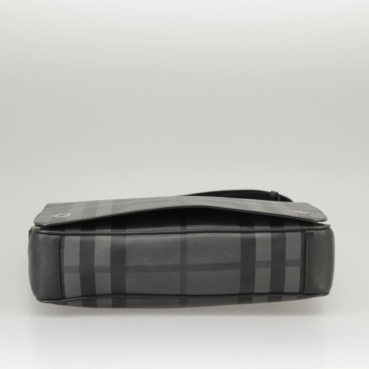 Burberry Nova Check Grey Canvas Shoulder Bag (Pre-Owned) Size ONE SIZE - 9 Thumbnail