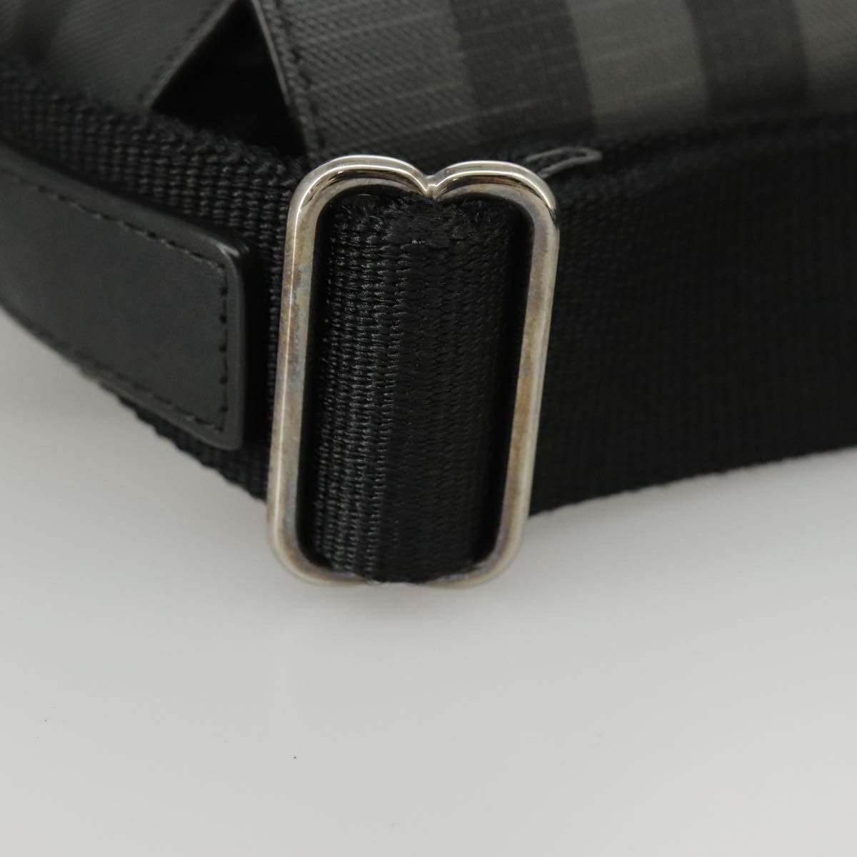 Burberry Nova Check Grey Canvas Shoulder Bag (Pre-Owned) Size ONE SIZE - 7 Thumbnail