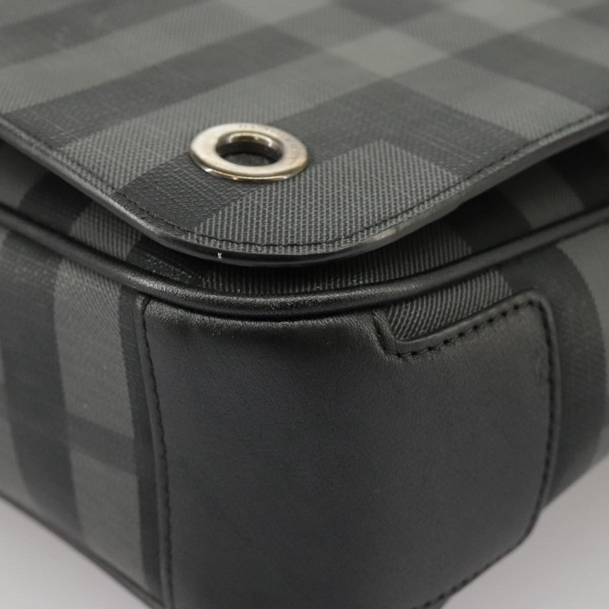 Burberry Nova Check Grey Canvas Shoulder Bag (Pre-Owned) Size ONE SIZE - 11 Thumbnail