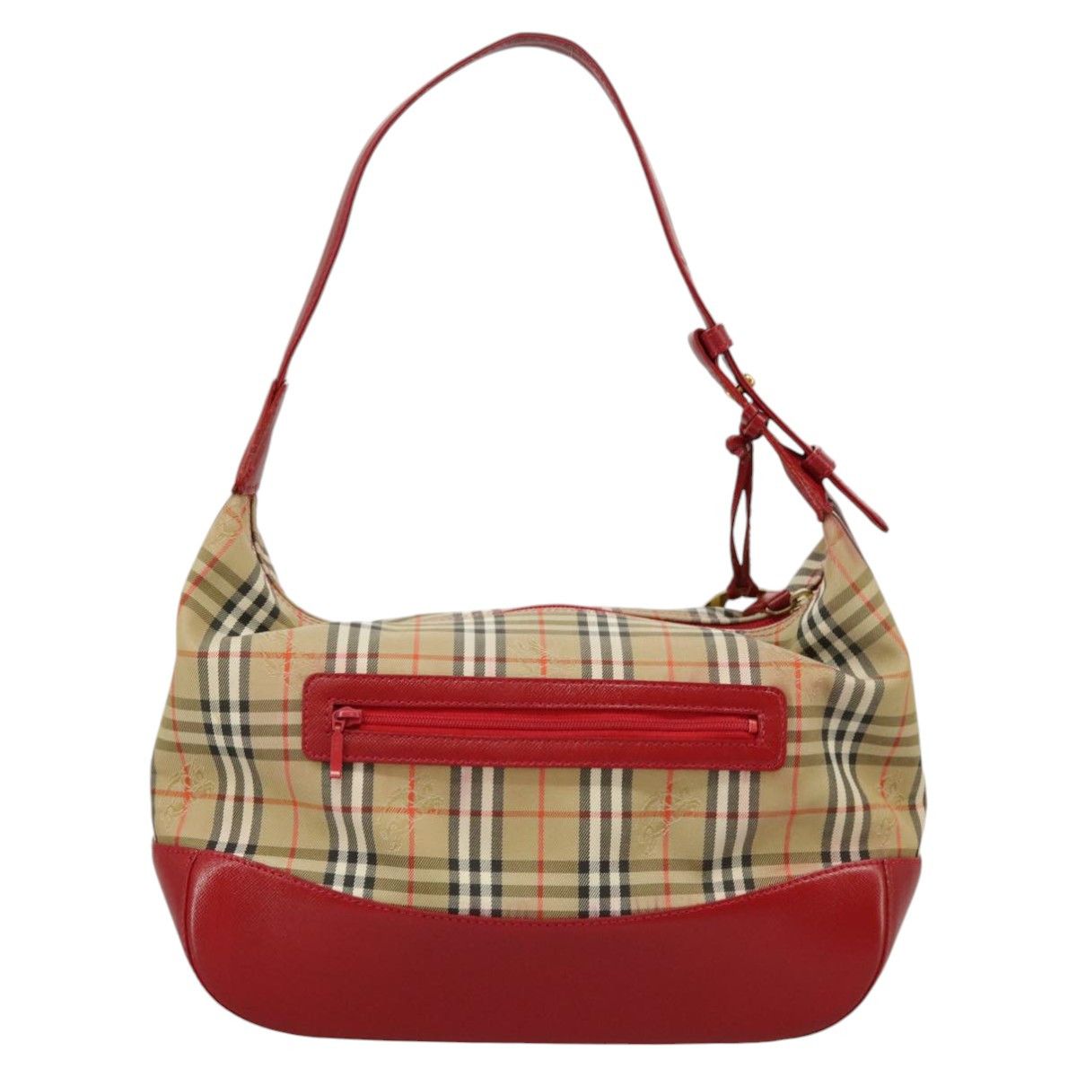 Burberry Nova Check Beige Canvas Handbag (Pre-Owned) Size ONE SIZE - 2 Thumbnail
