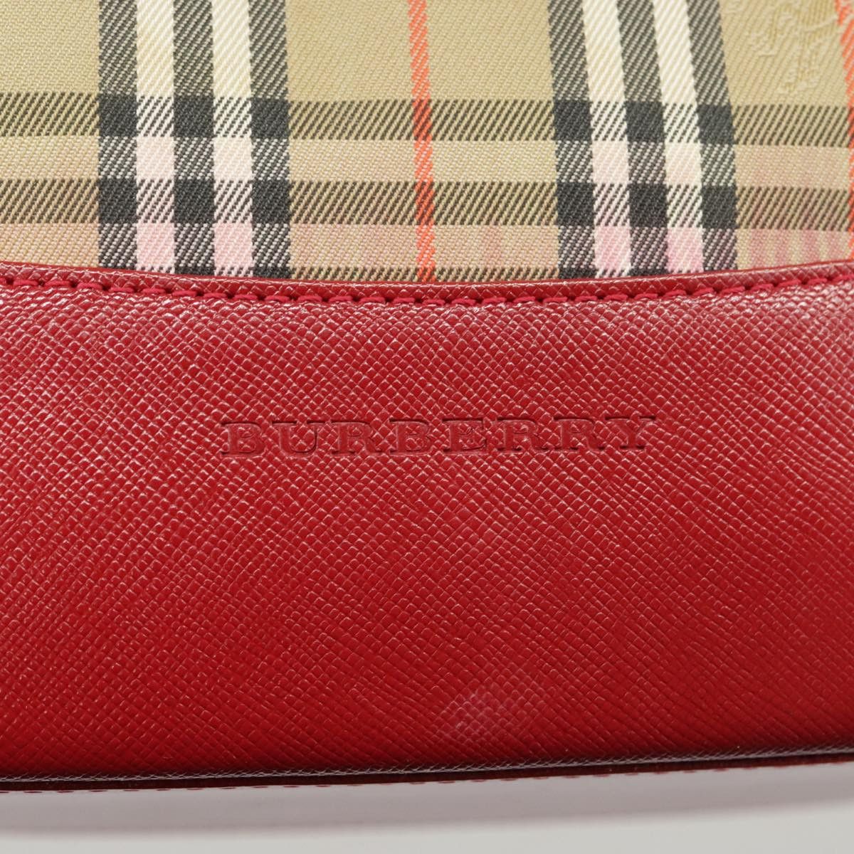 Burberry Nova Check Beige Canvas Handbag (Pre-Owned) Size ONE SIZE - 10 Thumbnail